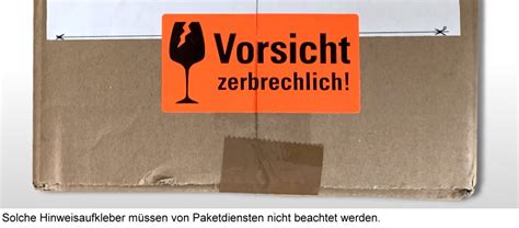 paket hermes zerbrechlich